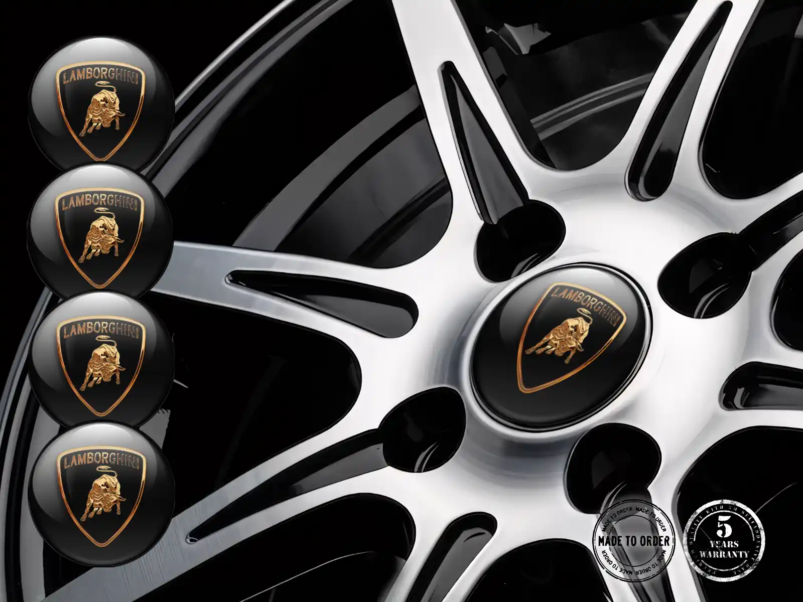 Lamborghini Individuelle Dome Aufkleber Premium Radlabels